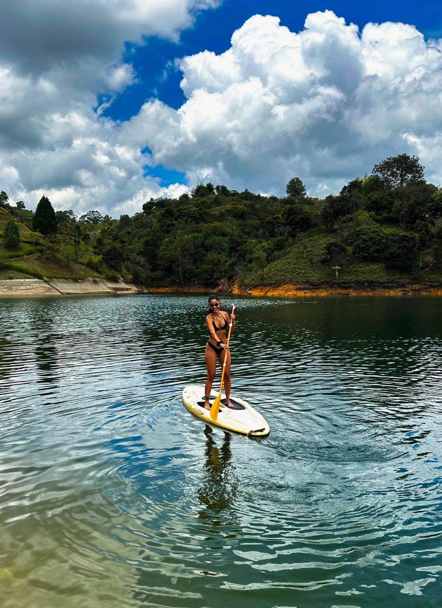 The Boato Hotel Guatapé Exteriör bild Stand Up Paddle Boarding at the dam